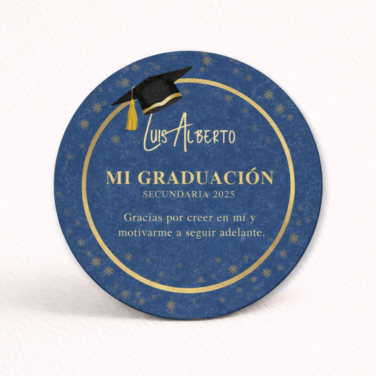 OBLEAS RELLENAS PERSONALIZADAS DISEÑO 5672-9 GRADUACIÓN