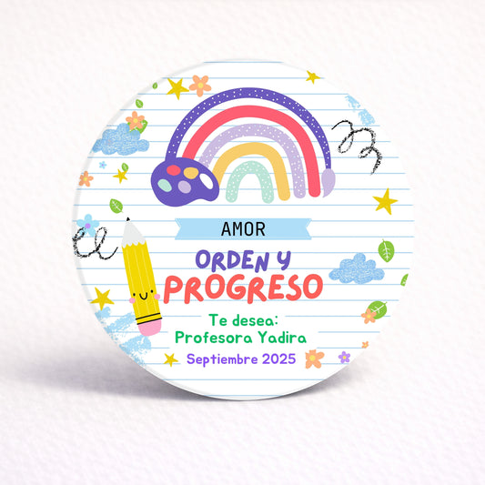 OBLEAS RELLENAS PERSONALIZADAS DISEÑO #4362-4 REGRESO A CLASES