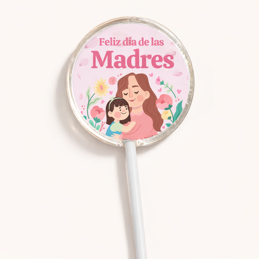 PALETAS DE CARAMELO PERSONALIZADAS DISEÑO #0114-1 DIA DE LAS MADRES