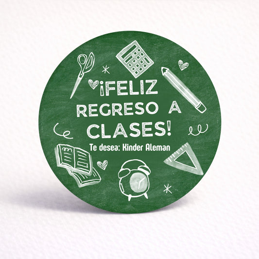 OBLEAS RELLENAS PERSONALIZADAS DISEÑO #4362-8 REGRESO A CLASES