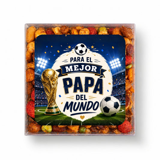 CAJA DE BOTANA PERSONALIZADA DISEÑO #5728-1 DIA DEL PADRE