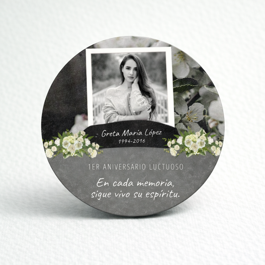OBLEAS RELLENAS PERSONALIZADAS DISEÑO #6374-9 ANIVERSARIO LUCTUOSO FOTO
