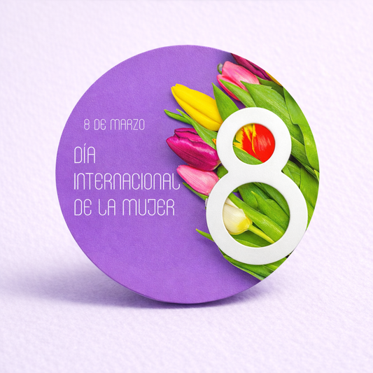 OBLEAS RELLENAS PERSONALIZADAS DISEÑO #8M02 DIA INTERNACIONAL DE LA MUJER