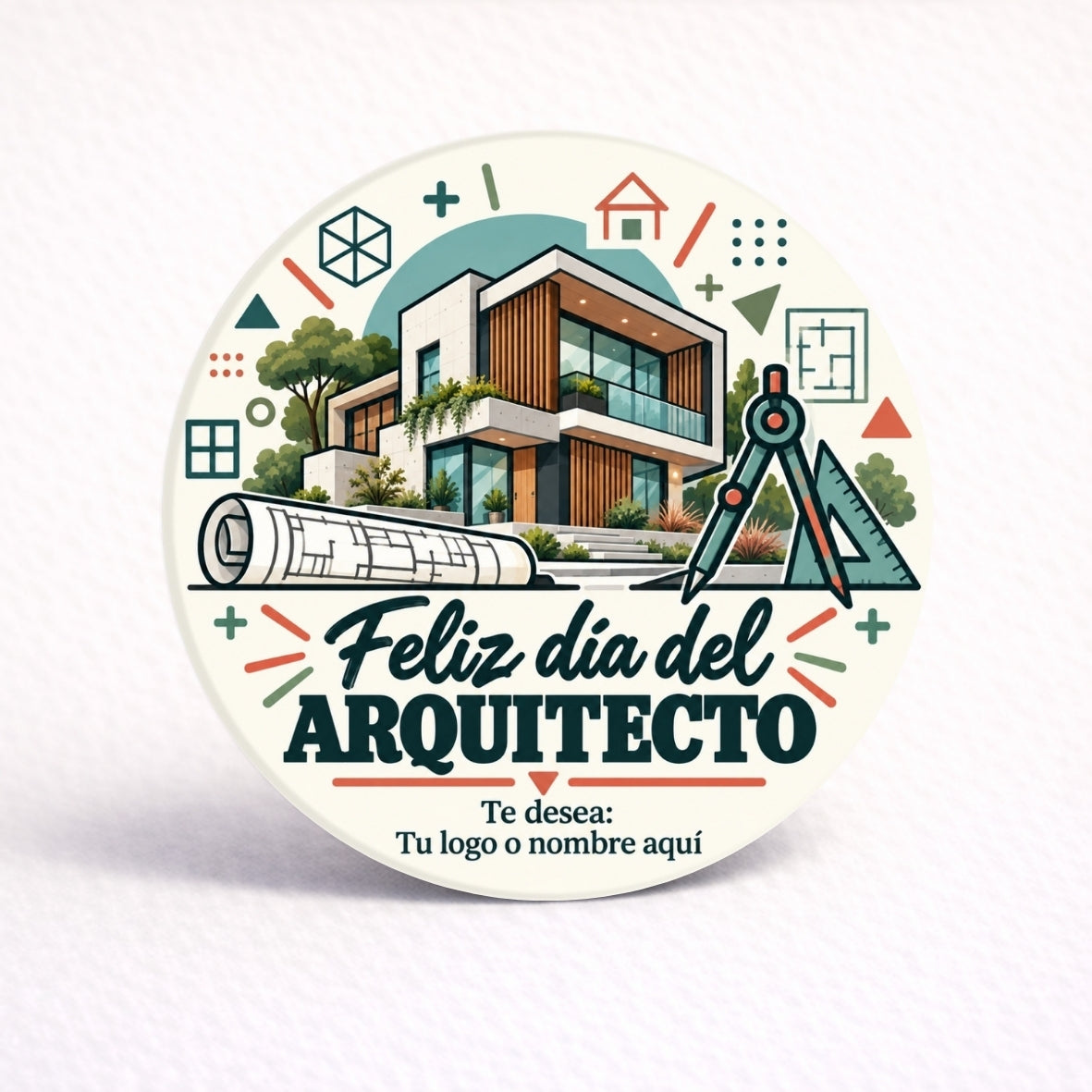 OBLEAS RELLENAS PERSONALIZADAS DISEÑO #4386 DIA DEL ARQUITECTO