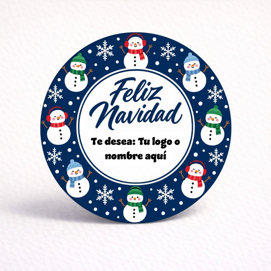 OBLEAS RELLENAS PERSONALIZADAS DISEÑO #3609-3 NAVIDAD