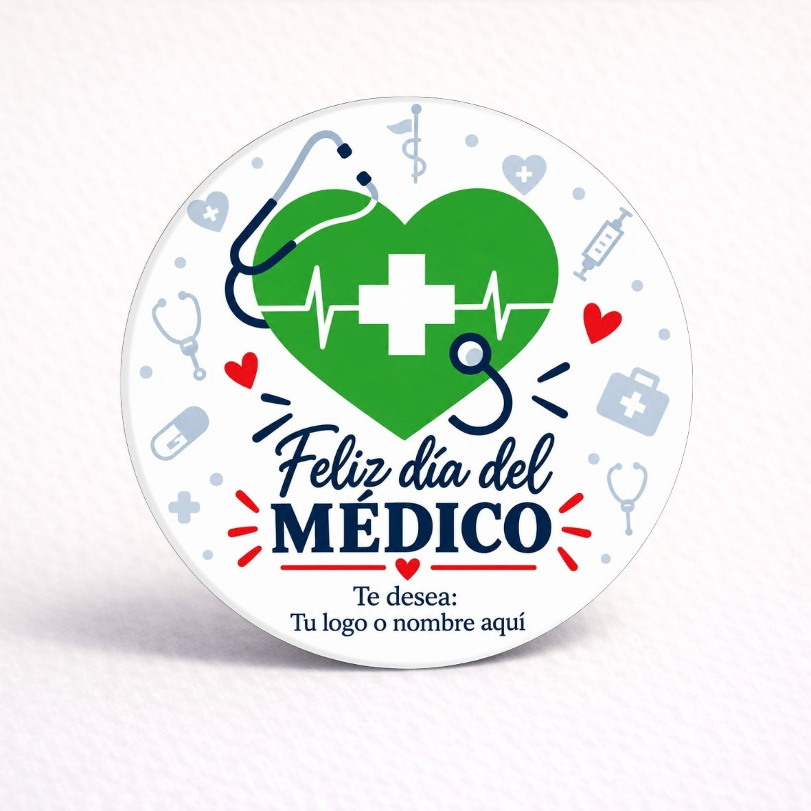 OBLEAS RELLENAS PERSONALIZADAS DISEÑO #4837-2 DIA DEL MÉDICO