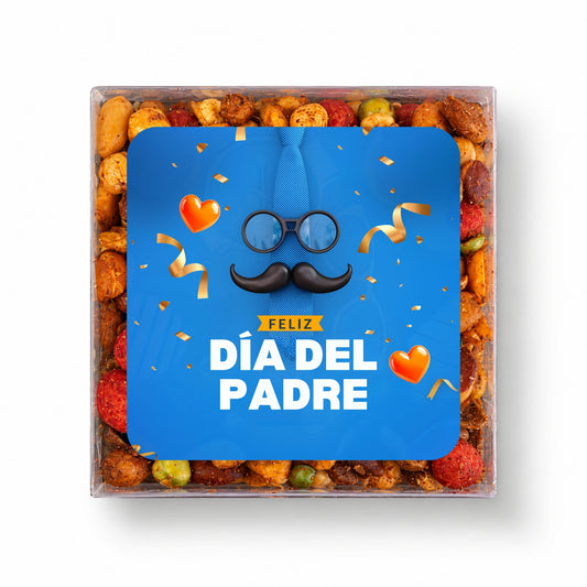 CAJA DE BOTANA PERSONALIZADA DISEÑO #5728-3 DIA DEL PADRE