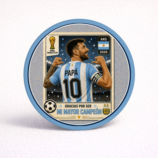 OBLEAS RELLENAS PERSONALIZADAS DISEÑO #8523-12 MUNDIAL FÚTBOL DIA DEL PADRE