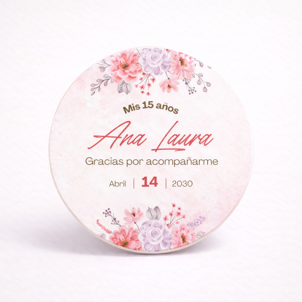 OBLEAS RELLENAS PERSONALIZADAS DISEÑO 0450-16 XV AÑOS