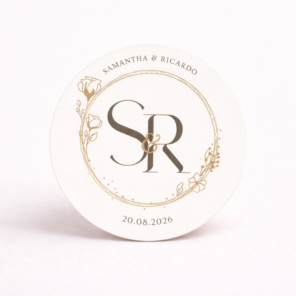 OBLEAS RELLENAS PERSONALIZADAS DISEÑO #4929-1 BODAS INICIALES
