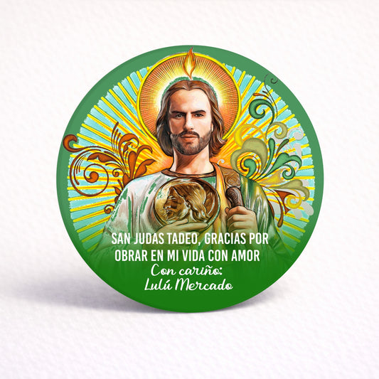 OBLEAS RELLENAS PERSONALIZADAS DISEÑO #4894-6 RELIGIOSO SAN JUDAS TADEO