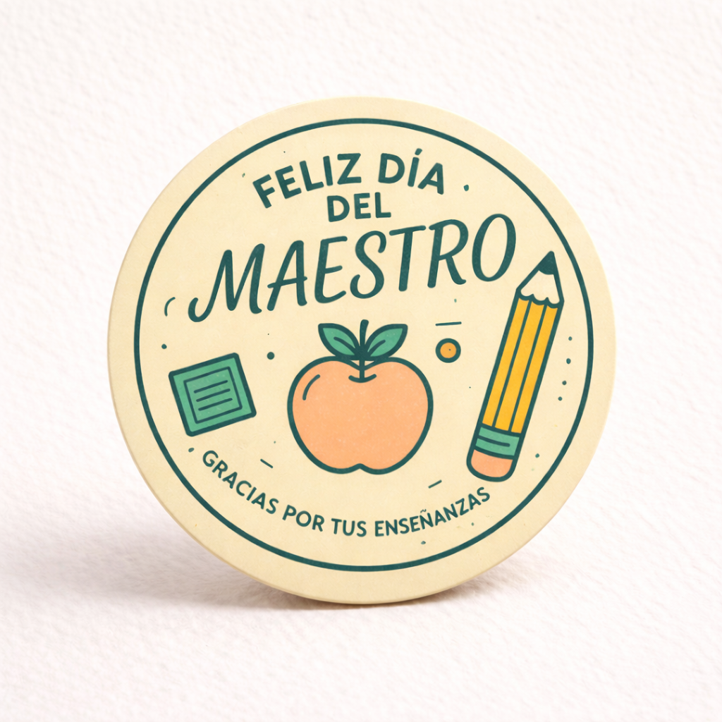 OBLEAS RELLENAS PERSONALIZADAS DISEÑ0 #2747-3 DÍA DEL MAESTRO