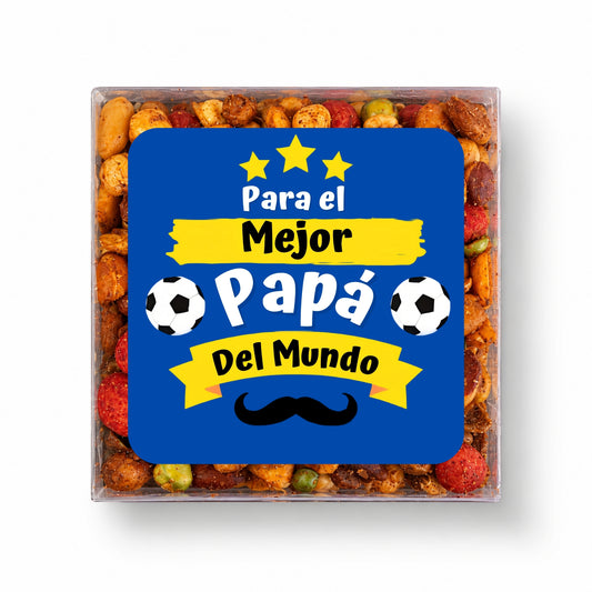 CAJA DE BOTANA PERSONALIZADA DISEÑO #5728-5 DIA DEL PADRE