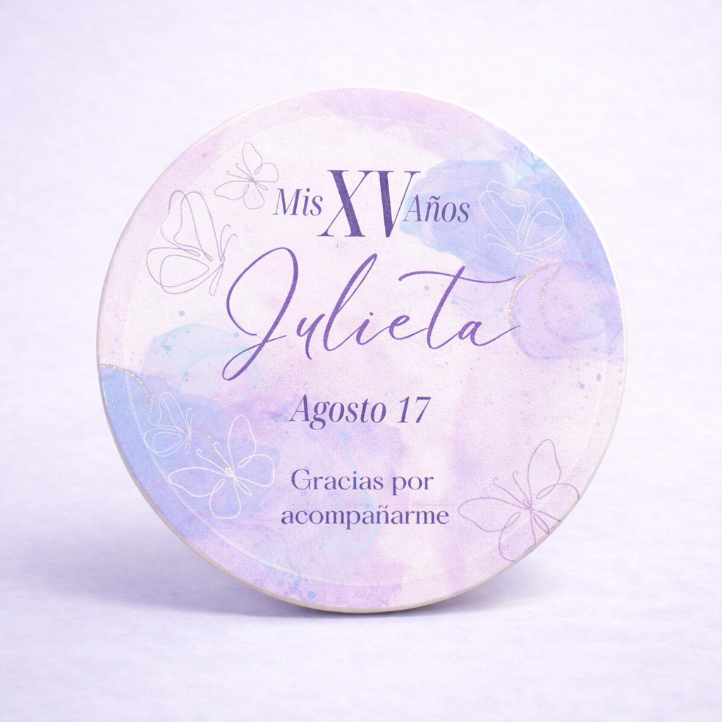 OBLEAS RELLENAS PERSONALIZADAS DISEÑO 0450-8 XV AÑOS