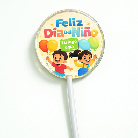 PALETAS DE CARAMELO PERSONALIZADAS DISEÑO #1249-6 DIA DEL NIÑO
