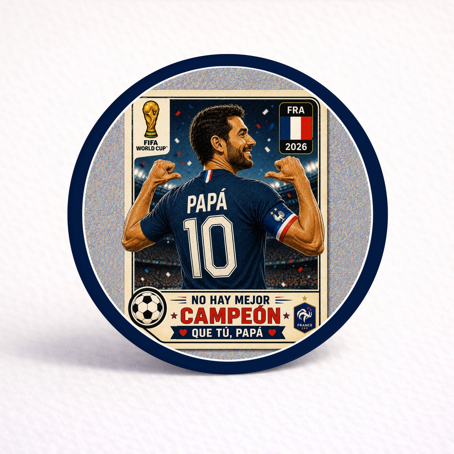 OBLEAS RELLENAS PERSONALIZADAS DISEÑO #8523-13 MUNDIAL FÚTBOL DIA DEL PADRE