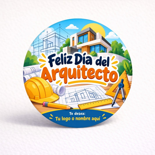 OBLEAS RELLENAS PERSONALIZADAS DISEÑO #4386 DIA DEL ARQUITECTO