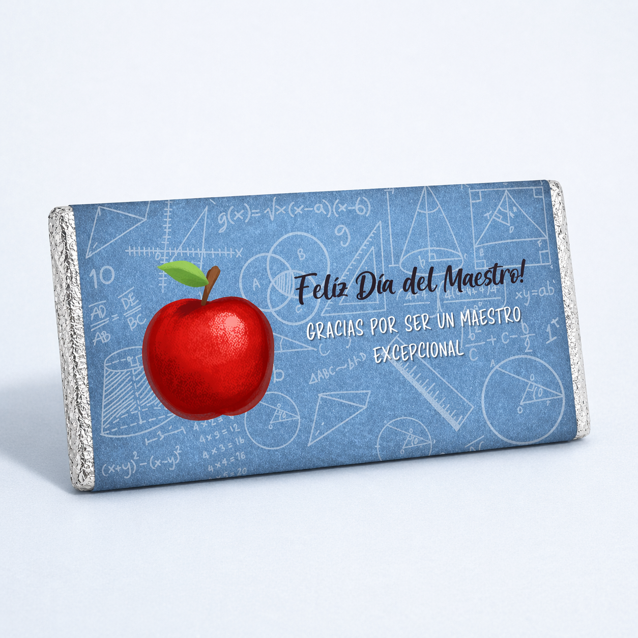 BARRAS DE CHOCOLATE PERSONALIZADAS DISEÑ0 #96454 DÍA DEL MAESTRO