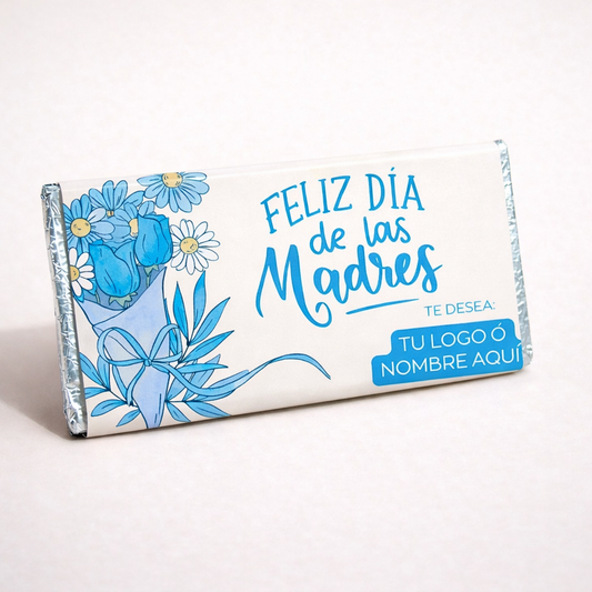 BARRAS DE CHOCOLATE PERSONALIZADAS DISEÑO #15962 DIA DE LAS MADRES