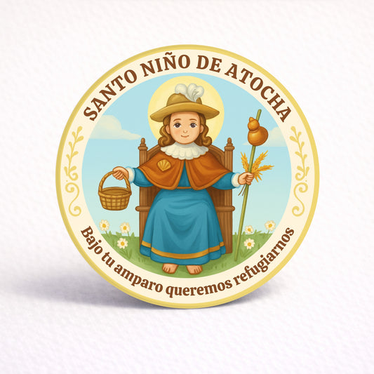 OBLEAS RELLENAS PERSONALIZADAS DISEÑO #4894-13 RELIGIOSO SANTO NIÑO DE ATOCHA