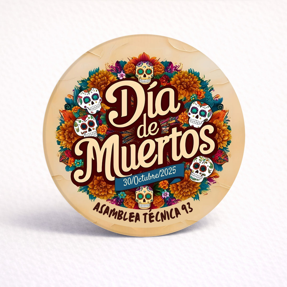 OBLEAS RELLENAS PERSONALIZADAS DISEÑO #2507 DIA DE MUERTOS