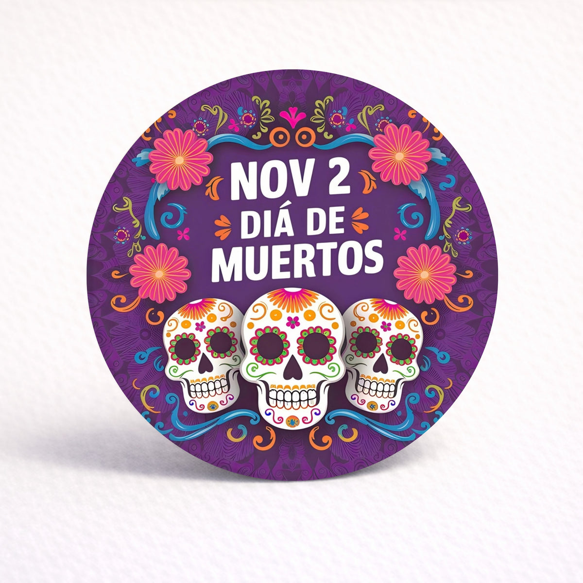 OBLEAS RELLENAS PERSONALIZADAS DISEÑO #2515 DIA DE MUERTOS