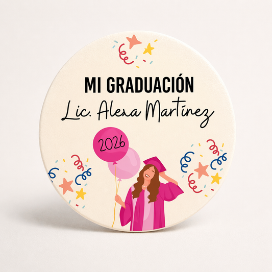 OBLEAS RELLENAS PERSONALIZADAS DISEÑO 5672-21 GRADUACIÓN