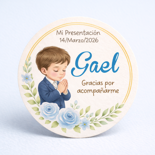 OBLEAS RELLENAS PERSONALIZADAS DISEÑO #6202-1 PRESENTACIÓN DE 3 AÑOS