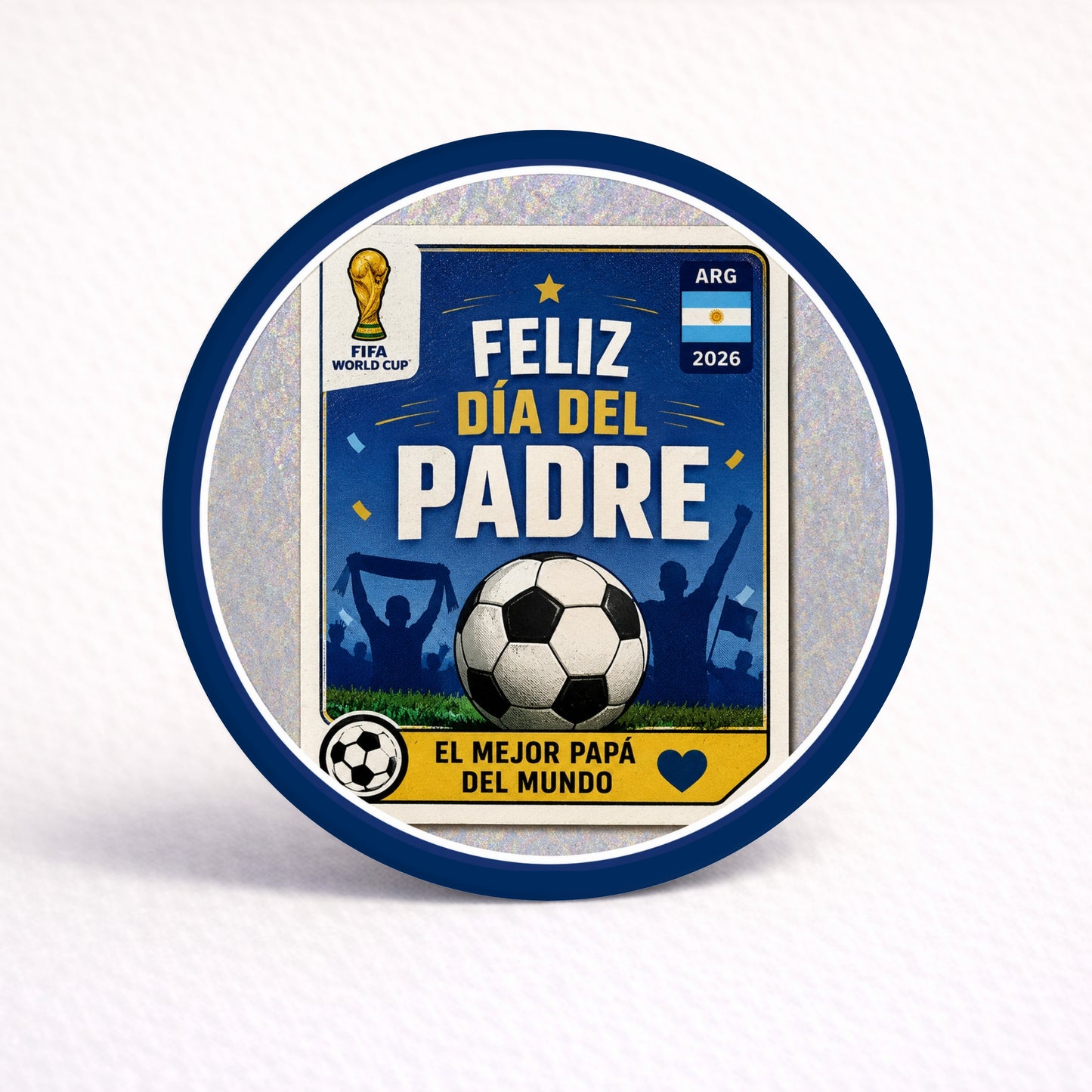 OBLEAS RELLENAS PERSONALIZADAS DISEÑO #8523-8 MUNDIAL FÚTBOL DIA DEL PADRE