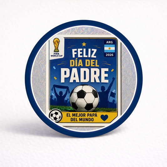 OBLEAS RELLENAS PERSONALIZADAS DISEÑO #8523-8 MUNDIAL FÚTBOL DIA DEL PADRE