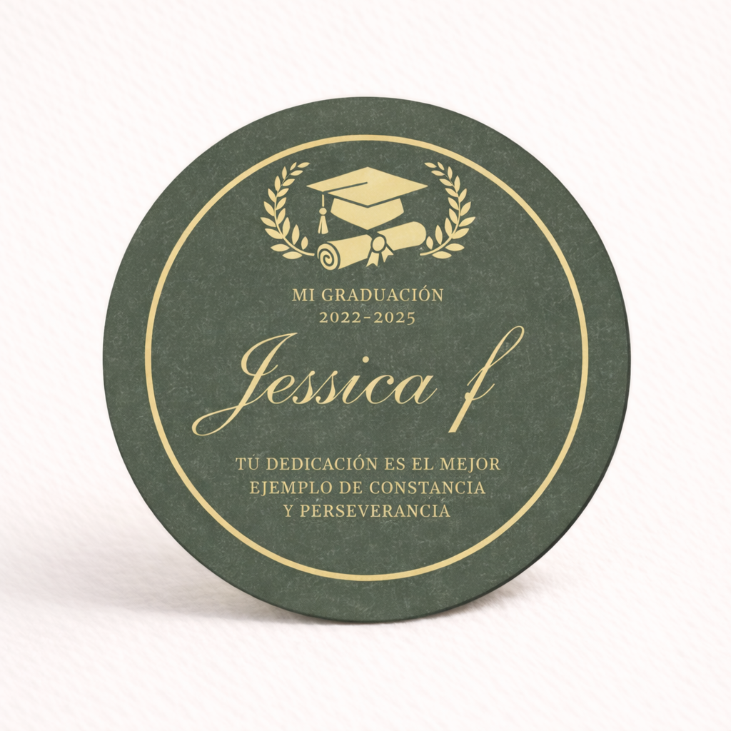 OBLEAS RELLENAS PERSONALIZADAS DISEÑO 5672-10 GRADUACIÓN
