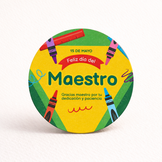 OBLEAS RELLENAS PERSONALIZADAS DISEÑ0 #2747-13 DÍA DEL MAESTRO