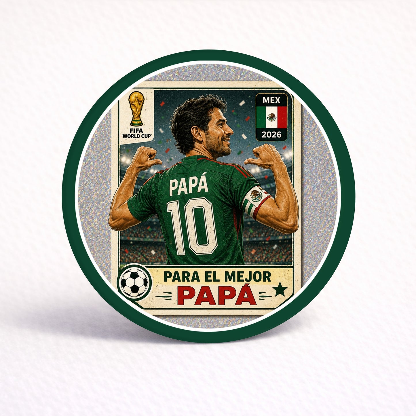 OBLEAS RELLENAS PERSONALIZADAS DISEÑO #8523-10 MUNDIAL FÚTBOL DIA DEL PADRE