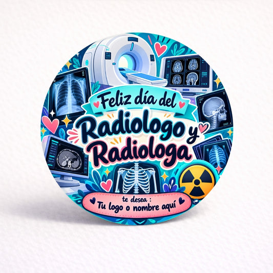 OBLEAS RELLENAS PERSONALIZADAS DISEÑO #7957-3 DIA DEL RADIÓLOGO