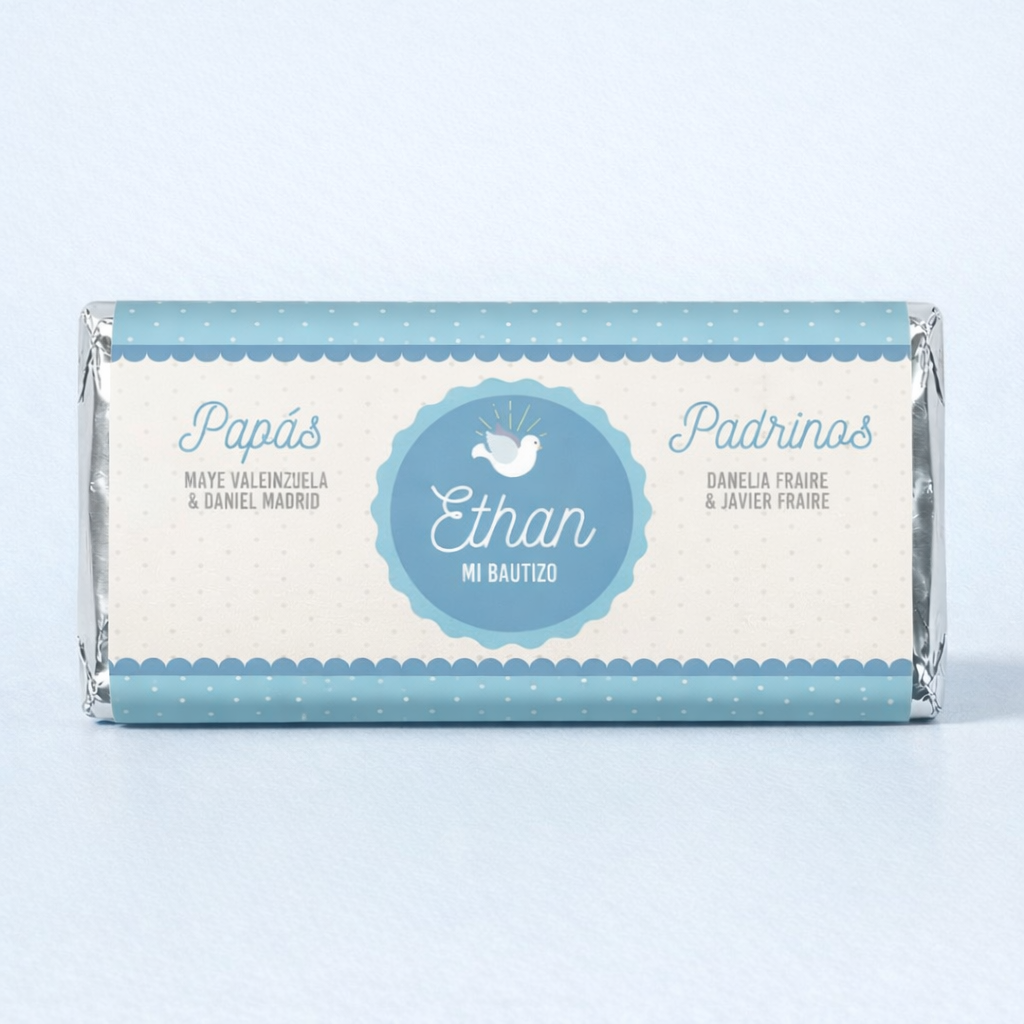 DESIGN #5897 BLUE BAPTISM/FIRST COMMUNION