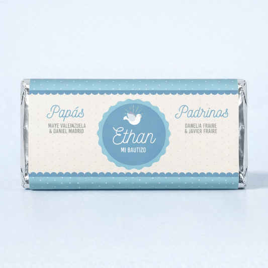 DESIGN #5897 BLUE BAPTISM/FIRST COMMUNION