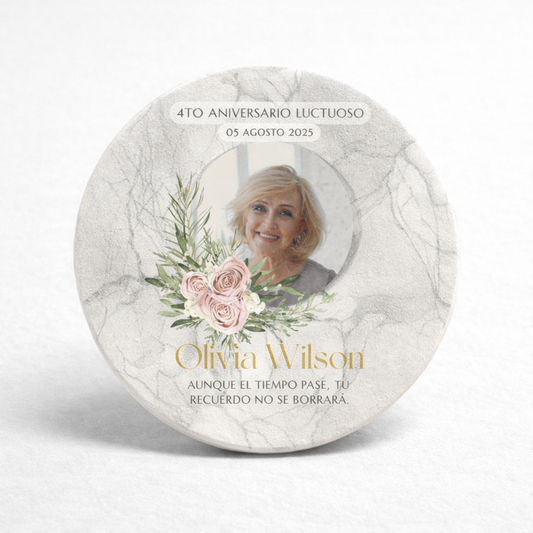OBLEAS RELLENAS PERSONALIZADAS DISEÑO #6374-3 ANIVERSARIO LUCTUOSO FOTO