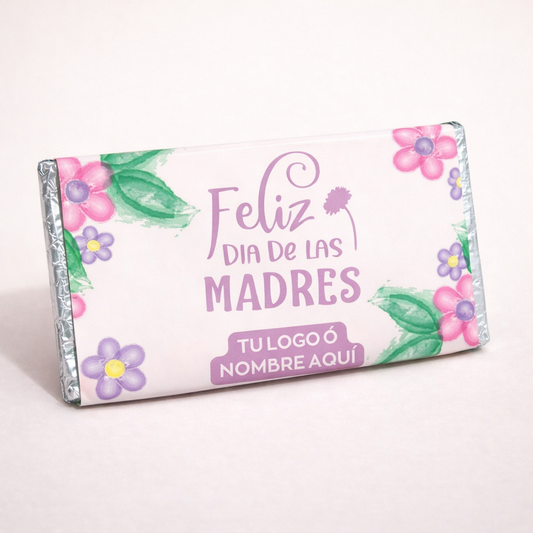 BARRAS DE CHOCOLATE PERSONALIZADAS DISEÑO #23321 DIA DE LAS MADRES