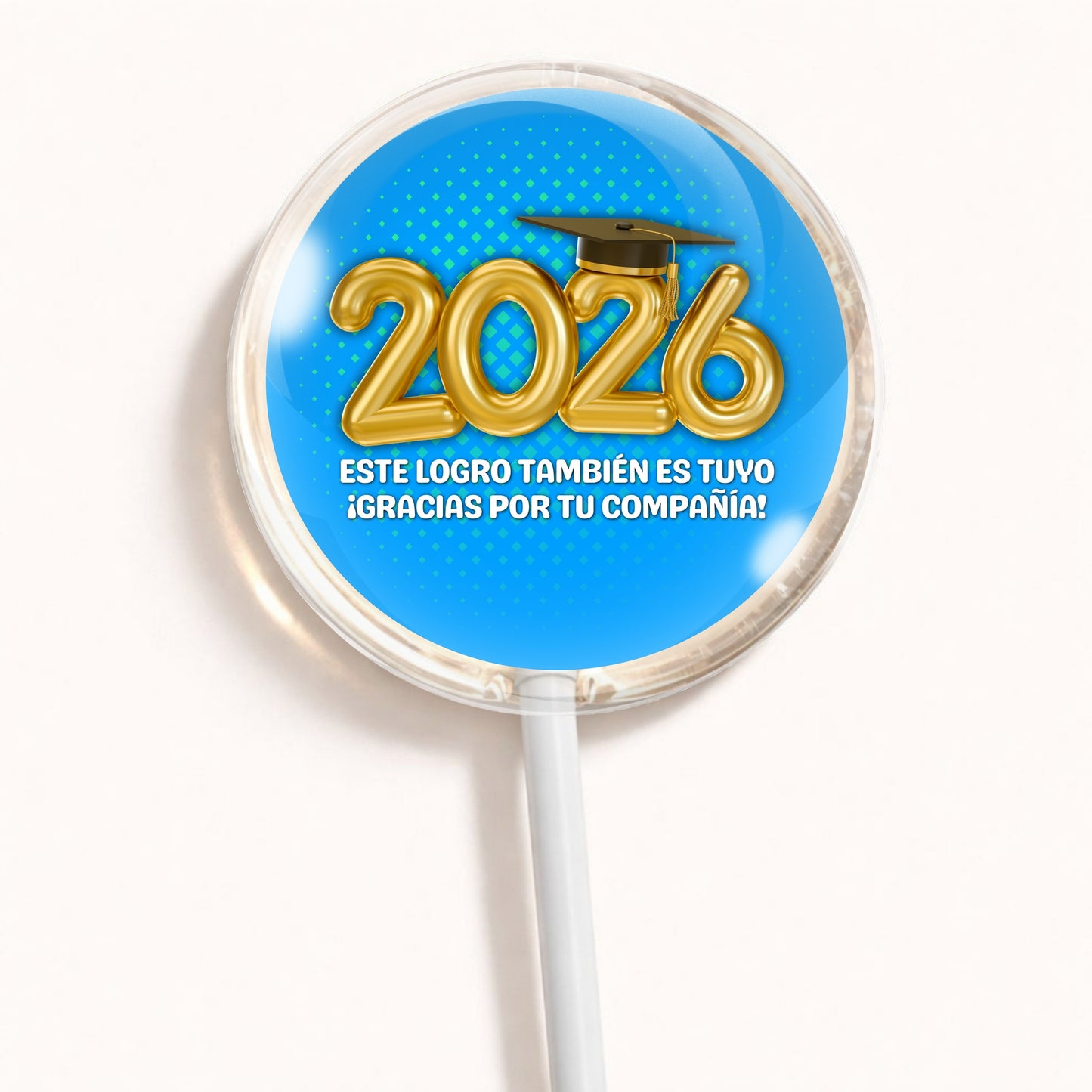 PALETAS DE CARAMELO PERSONALIZADAS DISEÑO #5672-2 GRADUACIÓN