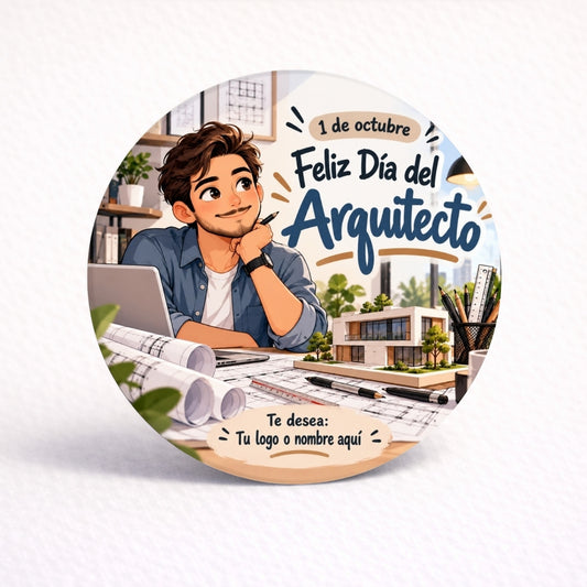 OBLEAS RELLENAS PERSONALIZADAS DISEÑO #4386 DIA DEL ARQUITECTO