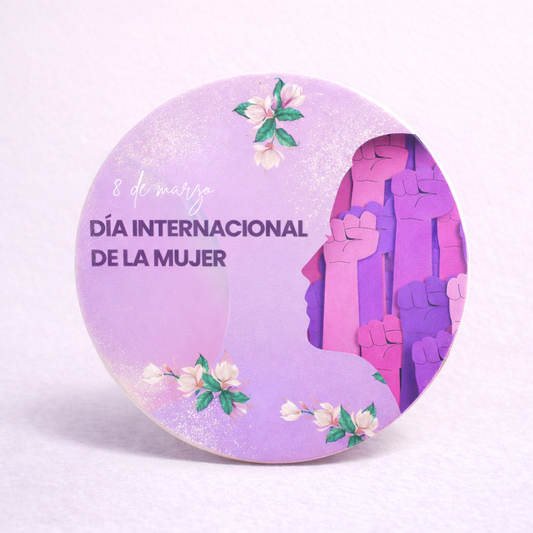 OBLEAS RELLENAS PERSONALIZADAS DISEÑO #8M01 DIA INTERNACIONAL DE LA MUJER