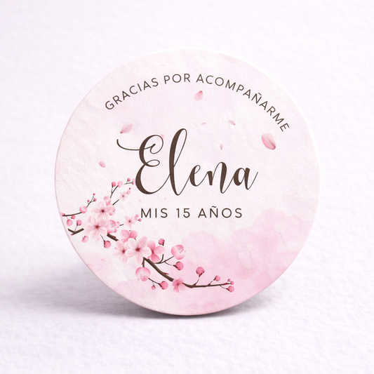OBLEAS RELLENAS PERSONALIZADAS DISEÑO 0450-18 XV AÑOS