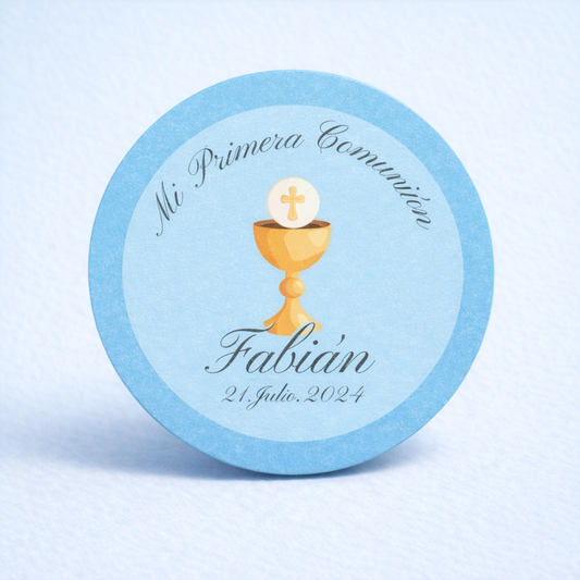 OBLEAS RELLENAS PERSONALIZADAS DISEÑO #5721 PRIMERA COMUNIÓN