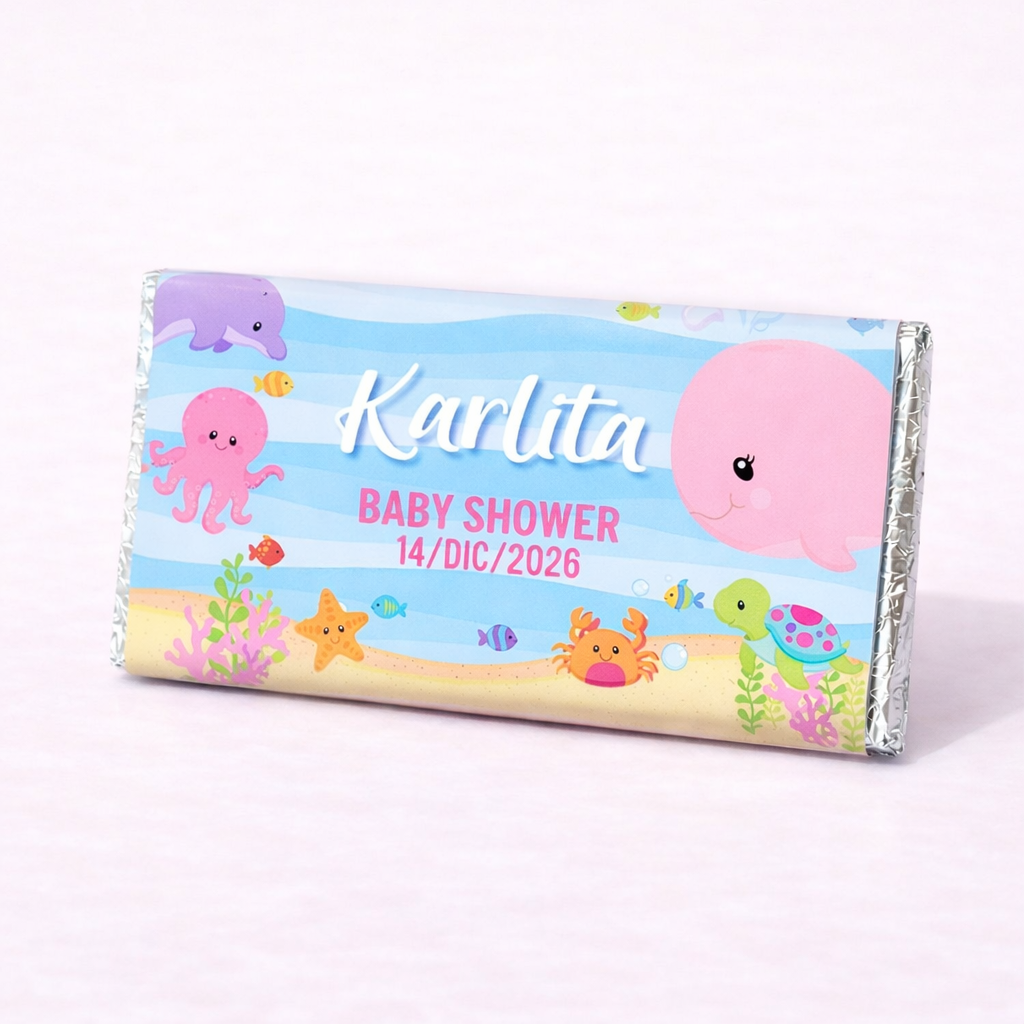 DESIGN #60970 UNDER THE SEA WHALE DOLPHIN FISH BAPTISM PRESENTATION FIRST COMMUNION BABY SHOWER