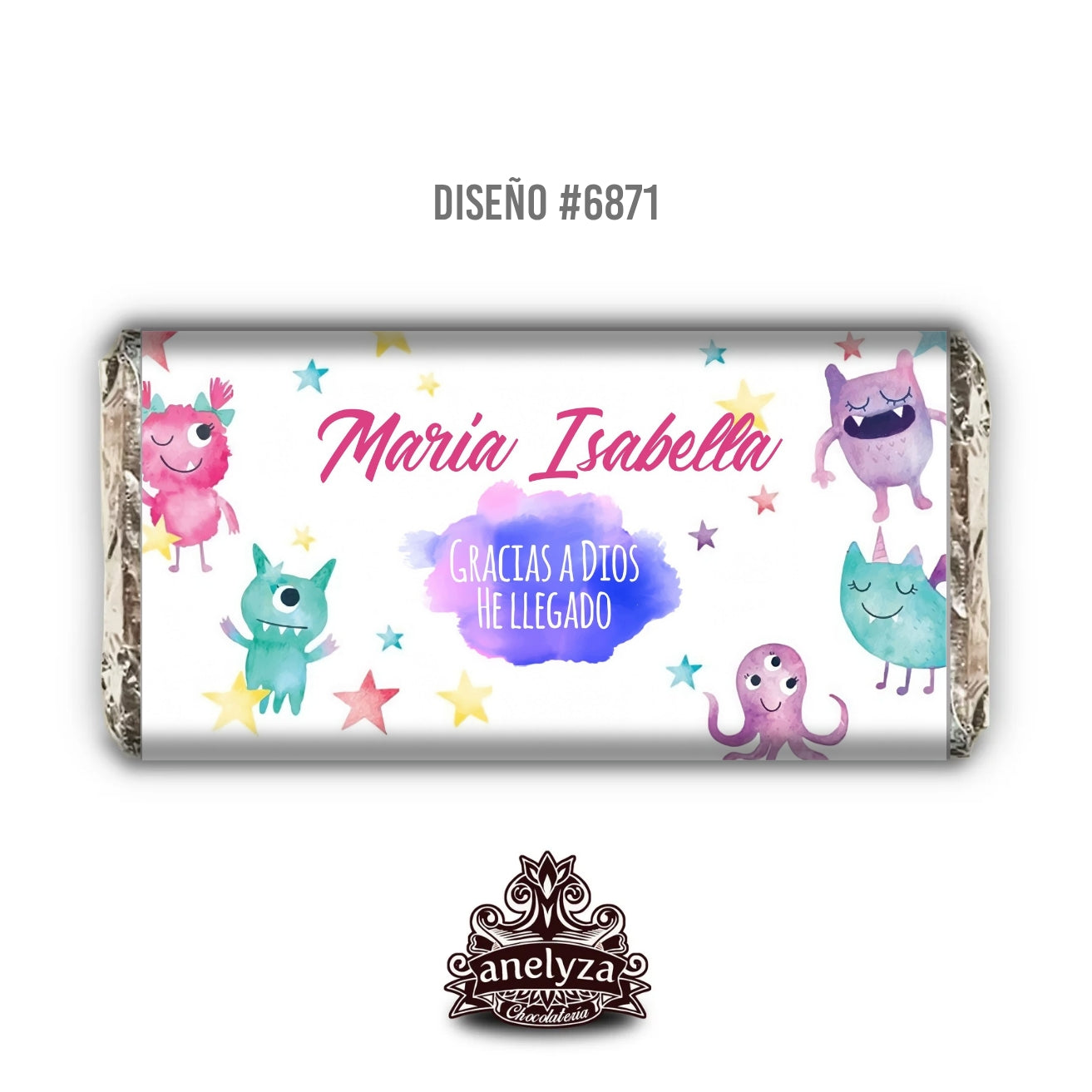 DESIGN #6871 MONSTERS BIRTH/BABY SHOWER