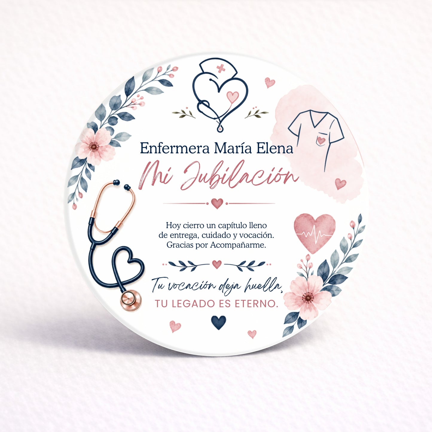 OBLEAS RELLENAS PERSONALIZADAS DISEÑO #7395-13 JUBILACIÓN