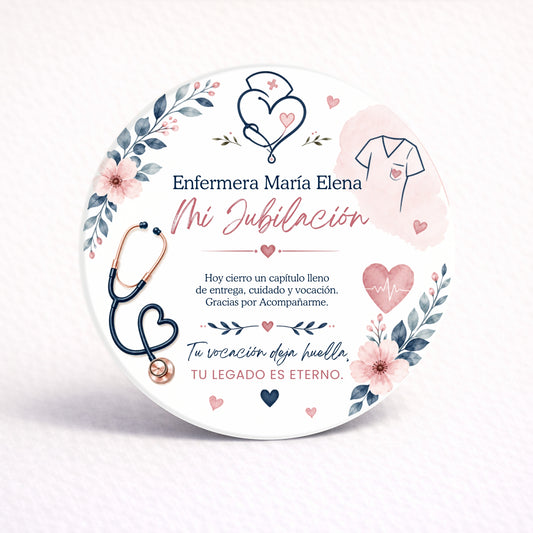 OBLEAS RELLENAS PERSONALIZADAS DISEÑO #7395-13 JUBILACIÓN