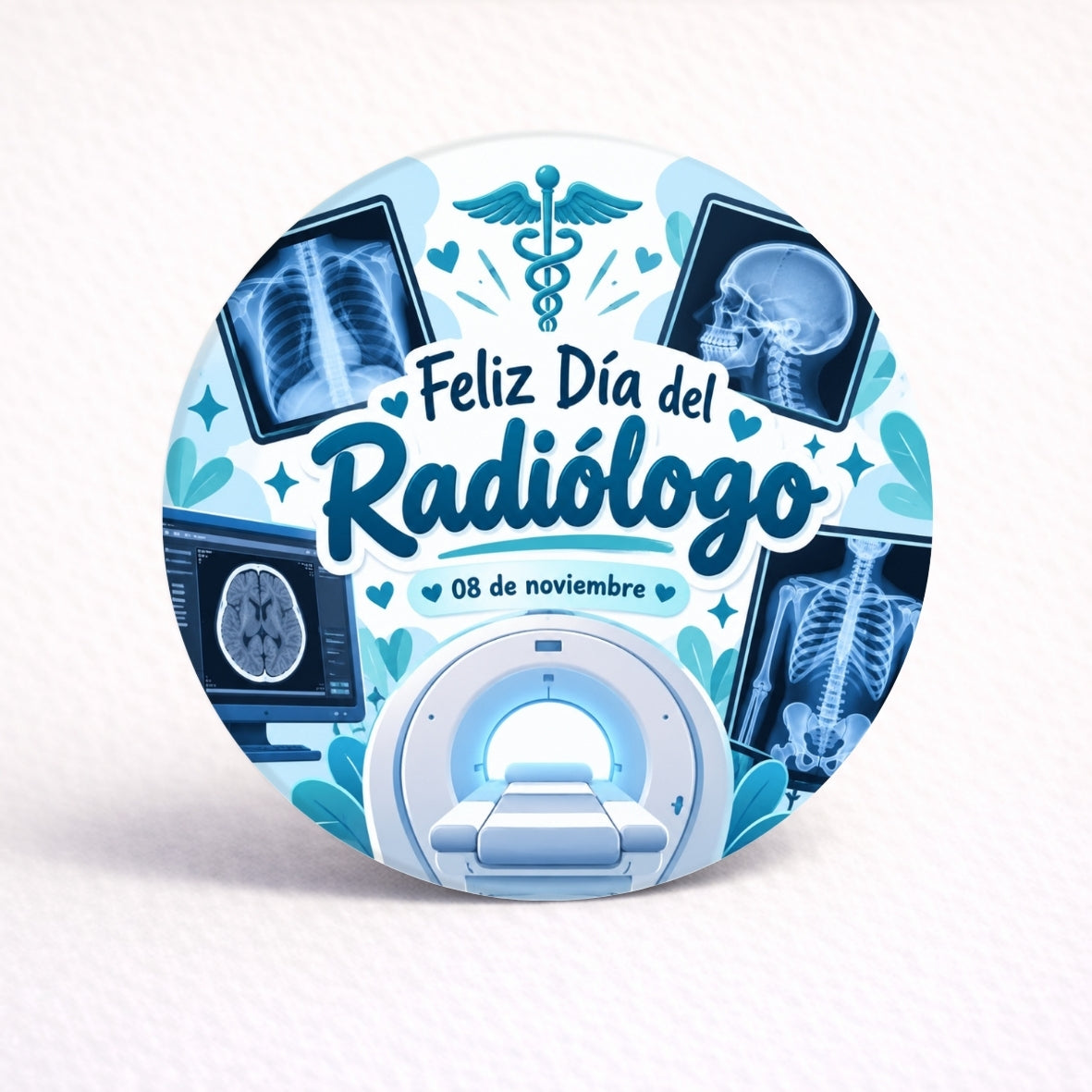 OBLEAS RELLENAS PERSONALIZADAS DISEÑO #7957-6 DIA DEL RADIÓLOGO