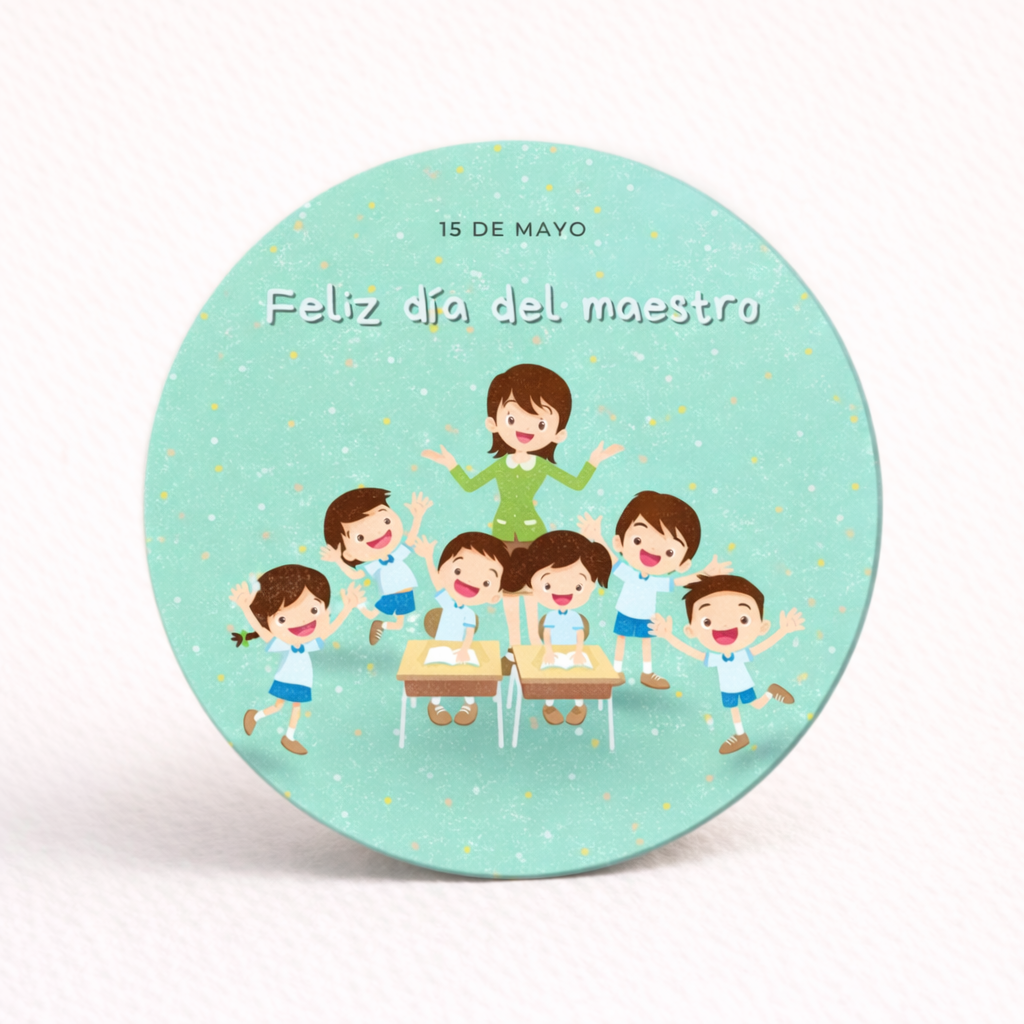 OBLEAS RELLENAS PERSONALIZADAS DISEÑ0 #2747-16 DÍA DEL MAESTRO