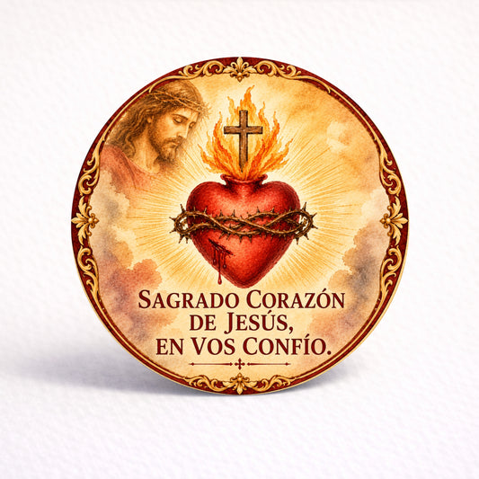OBLEAS RELLENAS PERSONALIZADAS DISEÑO 4829-5 SAGRADO CORAZÓN DE JESÚS